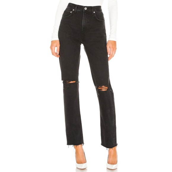 Agolde Denim - Agolde Cherie High Rise Straight in Distortion